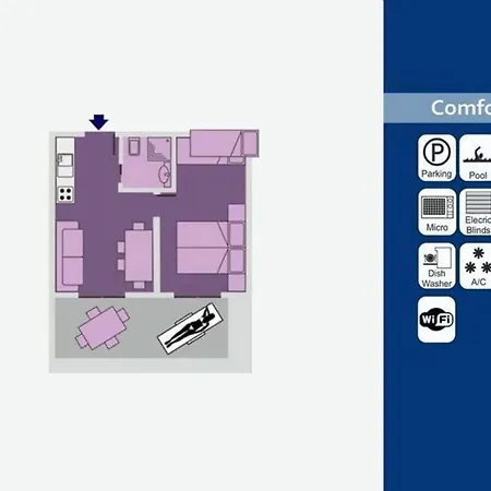Comfortable Flat On The Floor * Bibione